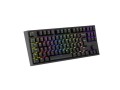KLAWIATURA DLA GRACZY GENESIS THOR 404 TKL DE PODŚWIETLENIE RGB MECHANICZNA CZARNA GATERON YELLOW PR - 2311934