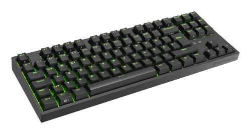 KLAWIATURA DLA GRACZY GENESIS THOR 404 TKL DE PODŚWIETLENIE RGB MECHANICZNA CZARNA GATERON YELLOW PR - 2311934