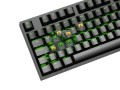 KLAWIATURA DLA GRACZY GENESIS THOR 404 TKL DE PODŚWIETLENIE RGB MECHANICZNA CZARNA GATERON YELLOW PR - 2338995