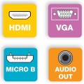 Adapter HDMI na VGA D-sub 15 pin  1,8m - 2339509