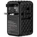 Adapter podróżny Verbatim Charge 'n' Travel GaN III globalny 4xUSB-C PD 3.0 QC 4+ 70W, 1xUSB-A QC 4+ 60W - 2339518
