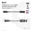 I/O ADAPTER DP TO HDMI/ACTIVE M/F CAC-1088 CLUB3D - 2339537
