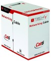 TECHLY SKRĘTKA U/UTP CAT6 DRUT 305M CCA SZARA ITP6-CCA-305-GY - 740427