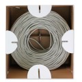 TECHLY SKRĘTKA U/UTP CAT6 DRUT 305M CCA SZARA ITP6-CCA-305-GY - 740430