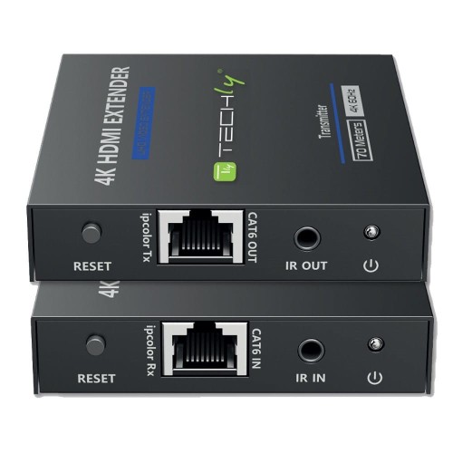 Extender HDMI 2.0 4K60Hz do 70m po skrętce Kat6 IR - 2314265