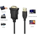 Konwerter USB na RS232/DB9 M/M na kablu 1.5m Polybags - 2340248
