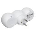 MACLEAN ROZGAŁĘŹNIK GNIAZDKO PODWÓJNE USB MCE339 E - 2340252