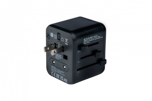 Adapter podróżny Verbatim UTA-01 globalny 2xUSB 12W - 2280185