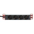 Listwa zasilająca 10' 1U X4 - gniazda Schuko - 2340595
