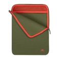 Etui na MacBook 13 RIVACASE Antishock, pionowe, khaki - 2341266