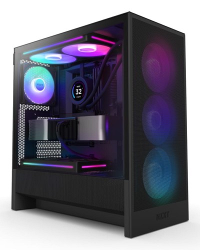 CASE MIDITOWER ATX W/O PSU/BLACK H5 FLOW RGB 2024 NZXT - 2252132