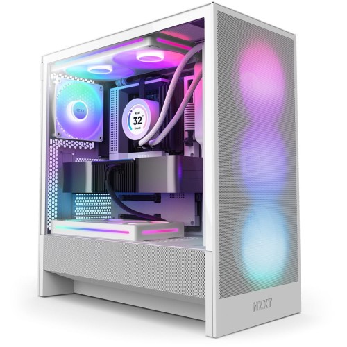 OBUDOWA NZXT H5 FLOW RGB (2024) MIDI TOWER Z OKNEM BIAŁA - 2252130