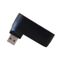 Hub USB 3.0 3-portowy z obrotowym wtykiem USB-A - 2343358