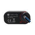 Hub USB 3.0 3-portowy z obrotowym wtykiem USB-A - 2343351