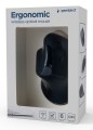 MOUSE USB OPTICAL WRL BLACK/ERGONOMIC MUSW-ERGO-03 GEMBIRD - 2343534