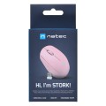 NATEC MYSZ BEZPRZEWODOWA STORK 1600DPI RÓŻOWA NMY-2002 - 2343574