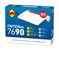 AVM FRITZ! BOX 7690 (Wi-Fi 7) Router VDSL/ADSL 7200 Mbit/s Czerwony Biały, 20003057 - 2344353