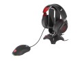 UCHWYT GENESIS VANAD 500 NA SŁUCHAWKI KABEL MYSZY MOUSE BUNGEE + HUB USB PODŚWIETLENIE - 2345059