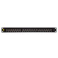 Patch panel 19" Netrack 24-porty kat. 6A FTP wyposażony - 2345117