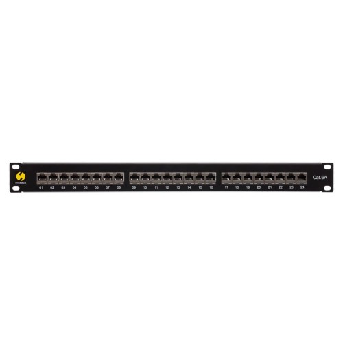 Patch panel 19" Netrack 24-porty kat. 6A FTP wyposażony - 2345121