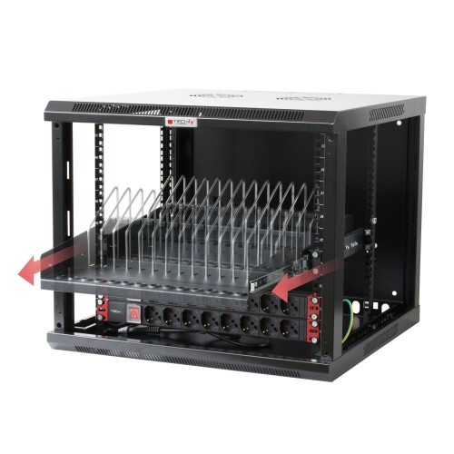 Wysuwana Półka Rack na Urządzenia Mobilne 14 Slotów - 2323738