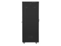 SZAFA INSTALACYJNA RACK STOJĄCA 19" 27U 800X1200 CZARNA DRZWI PERFOROWANE LCD LANBERG (FLAT PACK) - 2345156