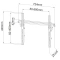 Uchwyt ścienny do TV 40-65" LED/LCD 50kg uchylny slim 37mm - 2346363