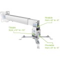 Uchwyt do projektora 43-65cm sufitowy ścienny regulowany - 2346423