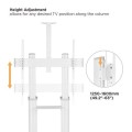 Stojak mobilny TV 70-120" do 140kg regulowany 2 półki - 2346560