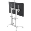 Stojak mobilny TV 70-120" do 140kg regulowany 2 półki - 2346552