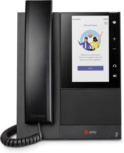 POLY Biznesowy telefon multimedialny CCX 505 do aplikacji Microsoft Teams, z obsługą PoE - 2070427