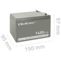 Akumulator bezobsługowy Qoltec 53045 - 2256423