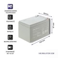 Akumulator bezobsługowy Qoltec 53045 - 2347743