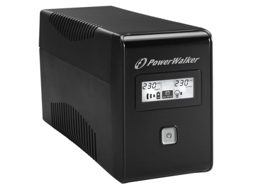 POWER WALKER UPS LINE-IN VI 650 LCD 650VA - 2347808