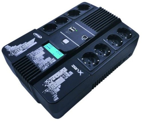 Zasilacz awaryjny UPS 1000VA, Zen-X1000  8 gniazd typu Schuko - 2325566