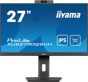 Monitor iiyama 27" ProLite XUB2790QSUH-B1 IPS 100Hz HDMI DP 2xUSB-A USB-B 2xUSB-C głośniki