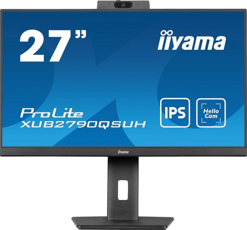 Monitor iiyama 27" ProLite XUB2790QSUH-B1 IPS 100Hz HDMI DP 2xUSB-A USB-B 2xUSB-C głośniki - 2341819
