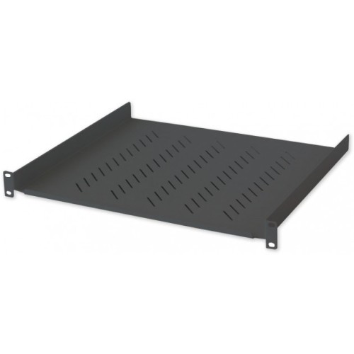 Półka do szafy 19" Intellinet 400mm 1U perforowana, czarna - 2345129