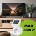 Miernik energii GreenBlue, watomierz, 16A, max. 3680W, podtrz.pamięci, GB615 E - 2346662