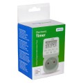 Włącznik czasowy - timer cyfrowy GreenBlue, max. obciążenie 16A, IP20, GB605 E - 2346651
