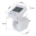 Włącznik czasowy - timer cyfrowy GreenBlue, max. obciążenie 16A, IP20, GB605 E - 2346650
