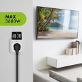 Włącznik czasowy - timer cyfrowy GreenBlue, max. obciążenie 16A, IP20, GB610 E - 2346643