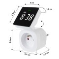 Włącznik czasowy - timer cyfrowy GreenBlue, max. obciążenie 16A, IP20, GB610 E - 2346644
