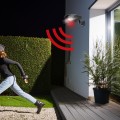 Atrapa kamery Maclean SOL1803S, solarna, migająca dioda, czujnik ruchu, oświetlenie LED, naklejka gratis - 2338361
