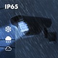 Atrapa kamery Maclean SOL1803S, solarna, migająca dioda, czujnik ruchu, oświetlenie LED, naklejka gratis - 2338358