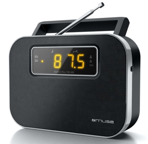 Muse M-081R Funkcja alarmu 2-pasmowe radio przenośne PLL Czarny - 1920428