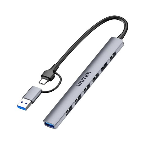 UNITEK HUB USB-A/C 7W1 USB-A 5 GBPS - 2343340