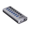 UNITEK HUB USB-A 3.0 7W1, 5GBPS Z PRZEŁĄCZNIKIEM - 2343377