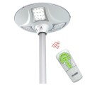 POWERNEED SOLARNA LAMPA ULICZNA UFO 2000LM, LED X48, PANEL SOLARNY 18.5W, CZUJNIK RUCHU I ZMIERZCHOWY, PILOT, SREBRNA, SLL12 - 2214942