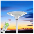POWERNEED SOLARNA LAMPA ULICZNA UFO 2000LM, LED X48, PANEL SOLARNY 18.5W, CZUJNIK RUCHU I ZMIERZCHOWY, PILOT, SREBRNA, SLL12 - 2214948